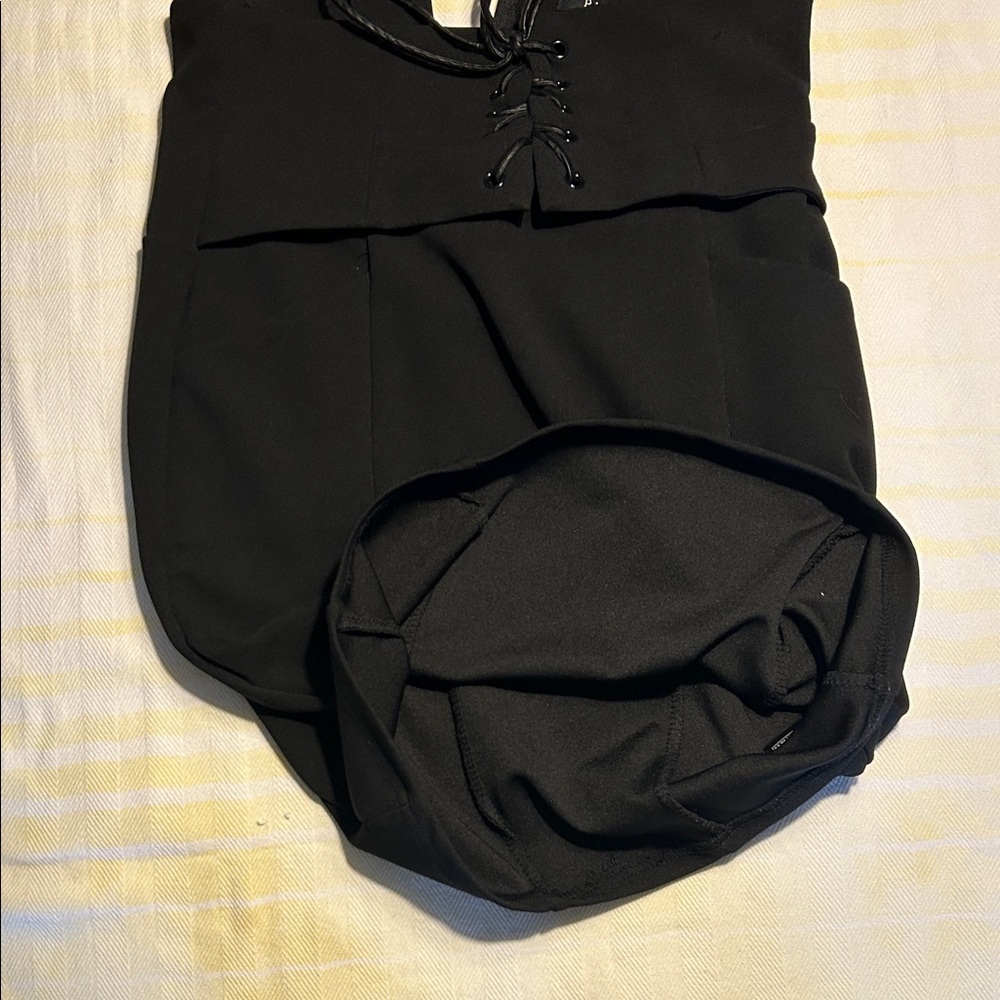 Papaya High-Waist Black Lace-Up Pencil Skirt size S - Picture 7 of 7